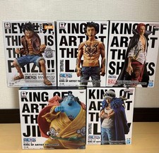 One Piece KING OF ARTIST Figure Lot - 5 Pcs - Luffy, Law, Shanks, Jinbe