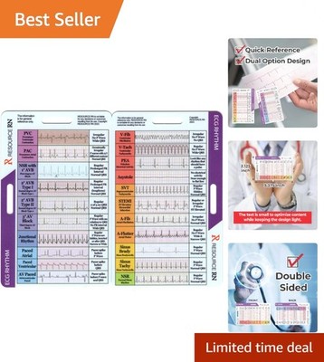 Portable EKG Interpretation Cheat Sheet - Essential Tool for Healthcare Heroes