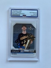 Alex Caruso Signed Autographed 2024-25 Panini Instant NBA Champions #10 PSA SLAB