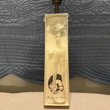 VTG Beaucoup Baby Antique Inspired Silver Plated Pacifier Holder with Clip NIB