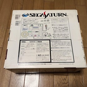 Sega Saturn Console Gray w/Gundam Software USED Japan Free Shipping Very Good