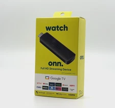 Watch Onn Full HD Streaming Device With Google TV -US Compatible Only- Open Box