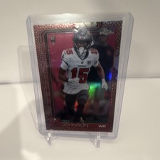 2025 Topps Chrome Rookie Tez Johnson Tampa Bay Buccaneers #342 NFL Football