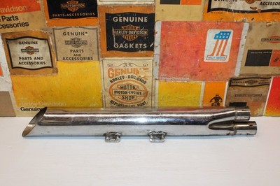 OEM Harley Davidson AMF Two Into One Exhaust Pipe Muffler 65230-77