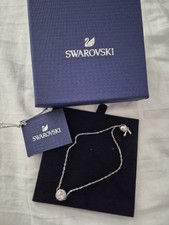 Childrens Swarovski One Stone Bracelet Silver Plated
