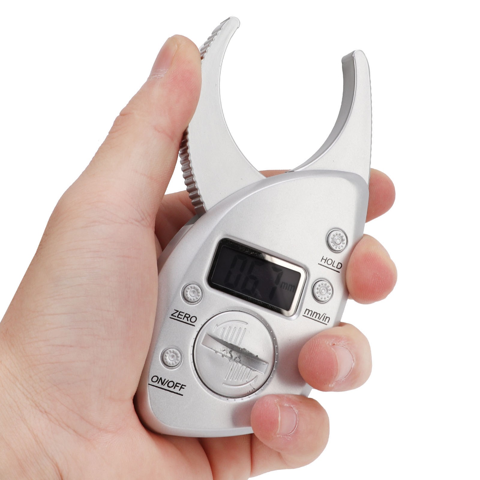 LCD Fat Caliper Digital Body Skin Fat Caliper High Accuracy Crease Thickness Mea