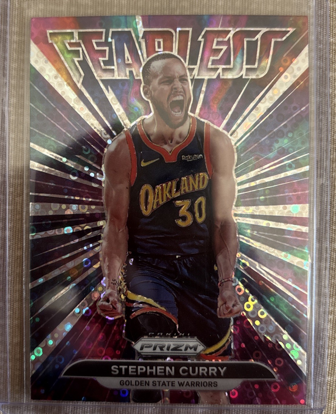 2021-22 Panini Prizm - Fearless Stephen Curry #7 Fast Break Prizm