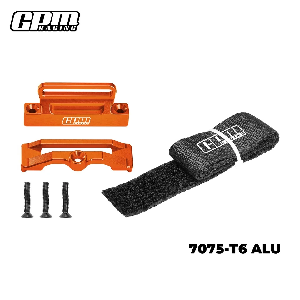GPM 7075 Alu Retainer Battery Hold-Down Fit Big Batteries TRAXXAS 1/10 Slash 2WD - Image 4 of 4