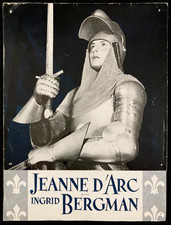 JOAN OF ARC Original Movie Pressbook Ingrid Bergman Historical Drama