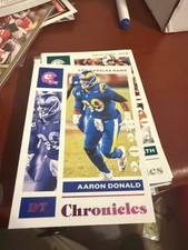 2020 Panini Chronicles Aaron Donald #58 Pink Rams