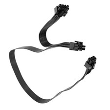 SATA Power Supply Cable PCIe 6Pin To Dual 6 2 8Pin For Cooler Master 1 PCS