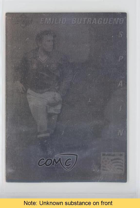 1993 Upper Deck World Cup 94 Preview English/Spanish Emilio Butragueno READ 0b3