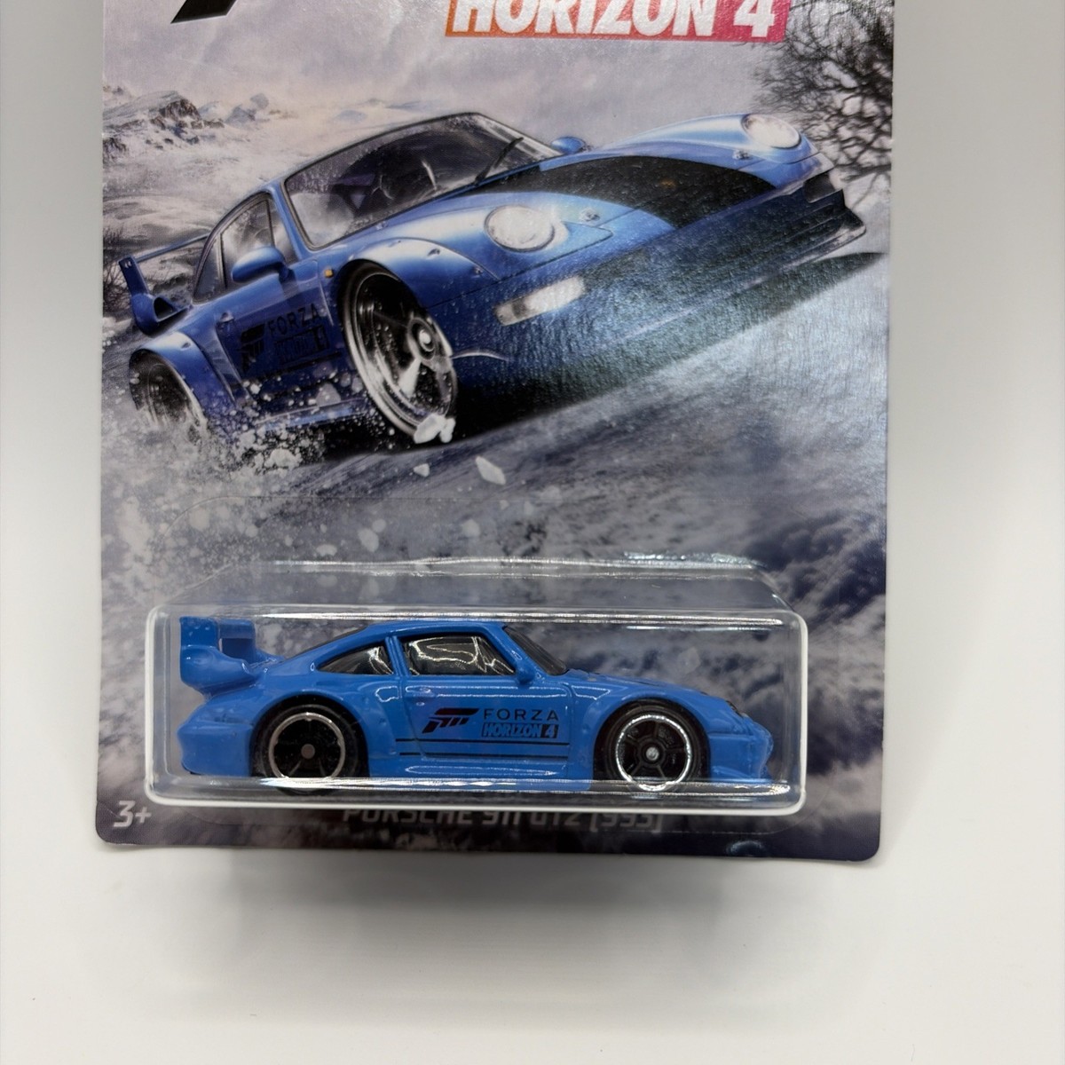 Hot Wheels Forza Horizon 4 Porsche 911 Gt2 993 Blue Diecast Car 1