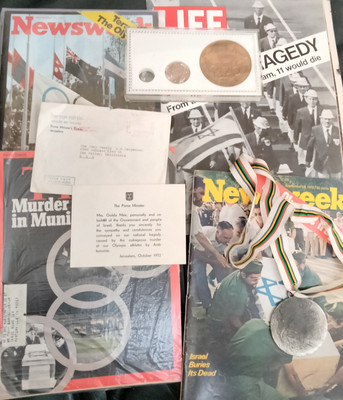 Medal  Olympic Games MÜNCHEN 1972 - 7 cm / Ribbon Very Rare Lot Memorabilia 