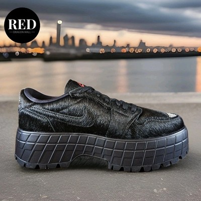 Nike Air Jordan 1 Low Brooklyn Low Shoes IB7210-006 - Women's Size