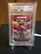 PSA 8 Marvin Harrison Jr 2024 Panini Rookie & Stars Crusade AZ Cardinals Card RC
