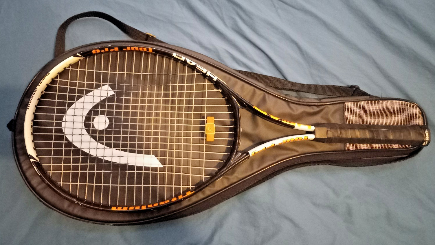 HEAD Tour Pro Titanium Tennis Racquet  W/ Carrying Bag- Grip