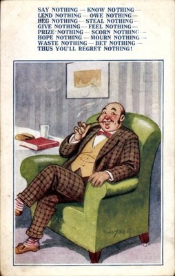 Künstler Ak McGill, Donald, Say nothing, lend nothing, beg nothing - 4417656