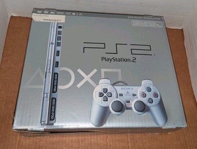 PlayStation 2 サテン・シルバー (SCPH-77000SS) 2007 SONY PLAYSTATION 2 PS2 SLIM CONSOLE SATIN SILVER SCPH-77001