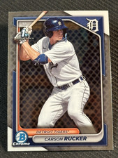 2024 Bowman Chrome 1st PROSPECT ROOKIE Carson Rucker, Item 1