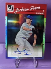 2023 DONRUSS RETRO JACKSON FERRIS ROOKIE AUTO HOLO LOS ANGELES DODGERS