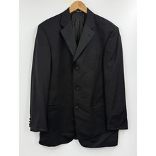 Hugo Boss Tuxedo Jacket Mens 40R Black 3 Button Super 100 Virgin Wool Baker/Jazz