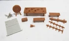 REISSUE MARX ROBIN HOOD MEDIEVAL CASTLE KNIGHTS ACCESORY LOT W/ DRAWBRIDGE CHAIN