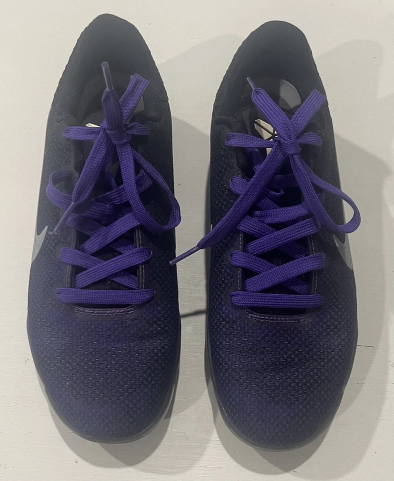 Nike Kobe 11 XI (GS) SIZE 6.5Y YOUTH Hyper Grape/Black 'Eulogy' USED - Image 3 of 4