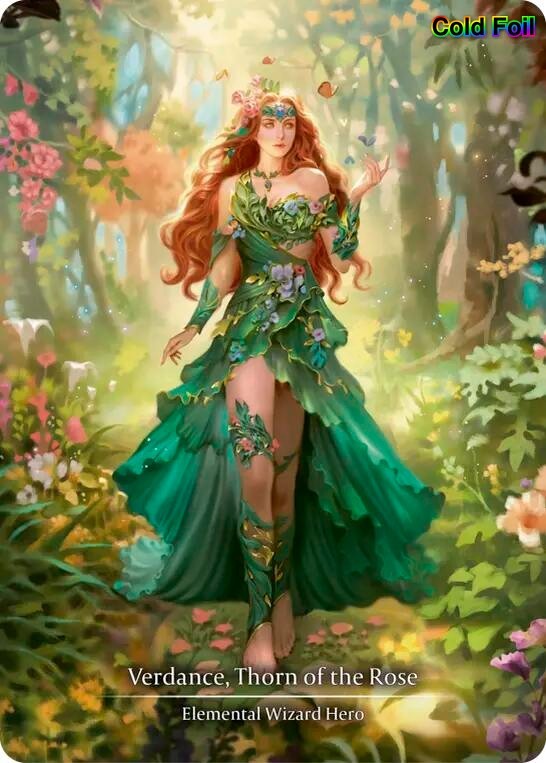 Verdance, Thorn of the Rose (Marvel) - EN - ROS013 - Rosetta - NM - Cold Foil