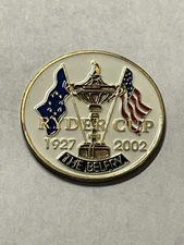2002 Ryder Cup 1" Coin Style Golf Marker - The Belfry 'Brabazon Course'