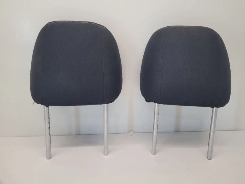 2013-2018 NISSAN ALTIMA RH RIGHT LH LEFT PAIR OF FRONT HEADREST BLACK CLOTH - Image 3 of 4