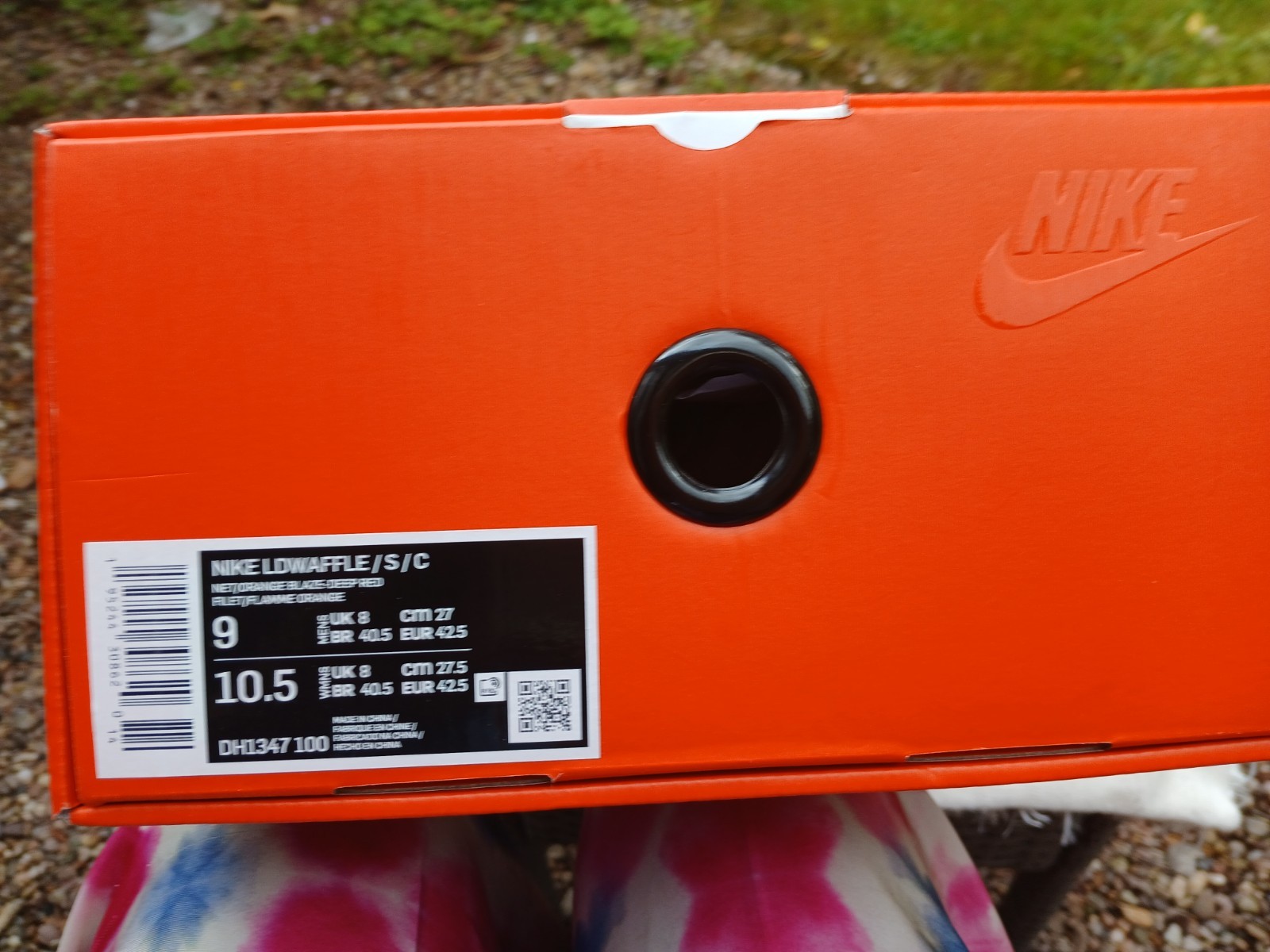 SACAI X NIKE NIKE x SACAI x CLOT LD WAFFLE NET ORANGE BLAZE UK 8 Men's Trainers Shoes W BOX