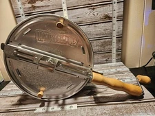 THE ORIGINAL WHIRLEY POP 3 MINUTE POPCORN POPPER 6qt (129) No Box, Has Instructi