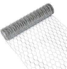 Chicken Wire,16M Chicken Wire Mesh Roll,Wire Mesh for Pet Rabbit Chicken Fencing