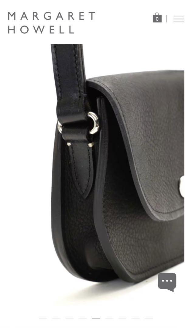 Margaret Howell MHL Shoulder Bag Leather Black 6.89 x 5.12 x Margaret Howell MHL Shoulder Bag Leather Black 6.89 x 5.12 x