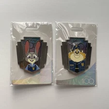 D23 Exclusive MOG D100 Pin Badge Judy Clawhauser LE300 DestinationD23 2023    Di
