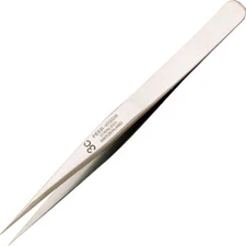 Swiss Pattern #3C Tweezer Peer-Vigor Stainless Steel Sharp Tips 4 1/2"