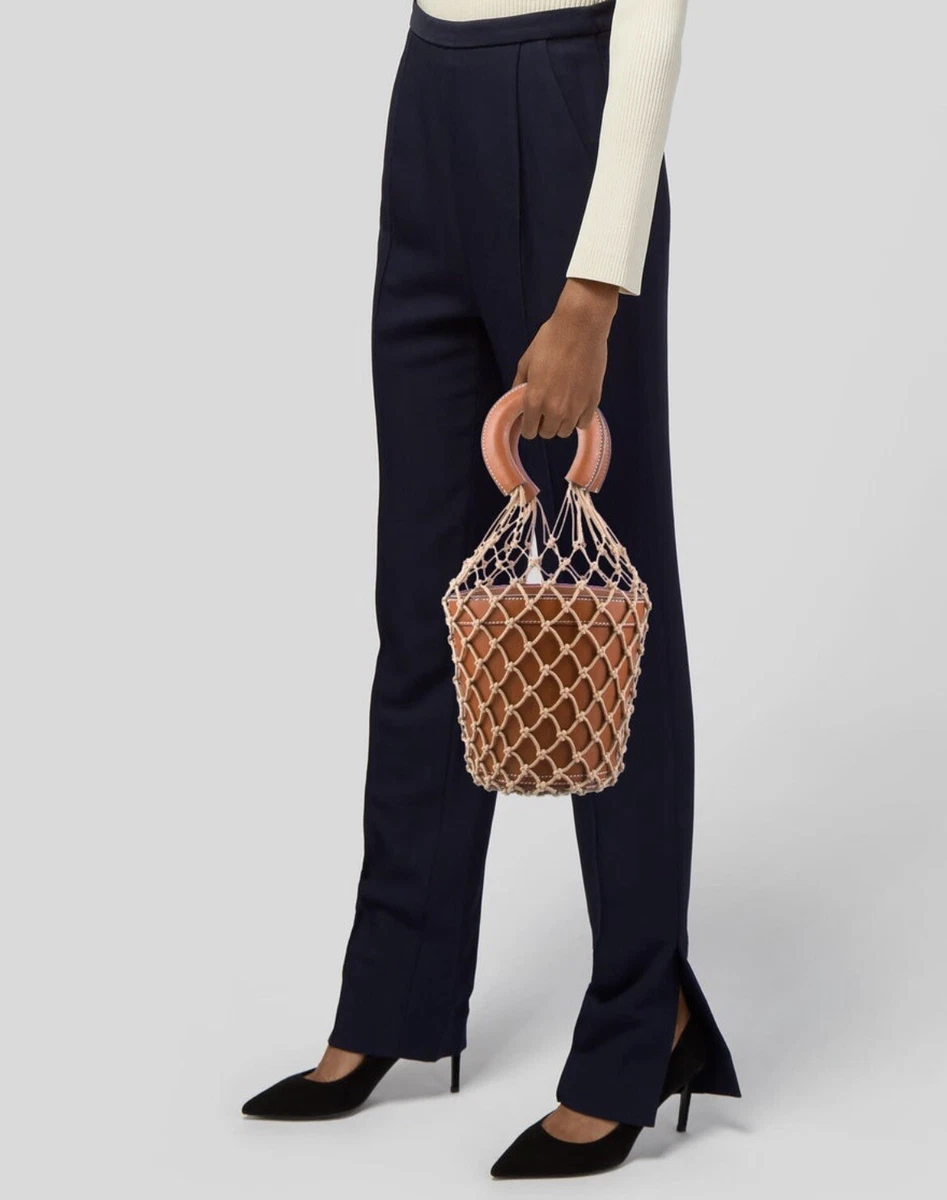 STAUD Moreau Leather Bucket Bag NEW