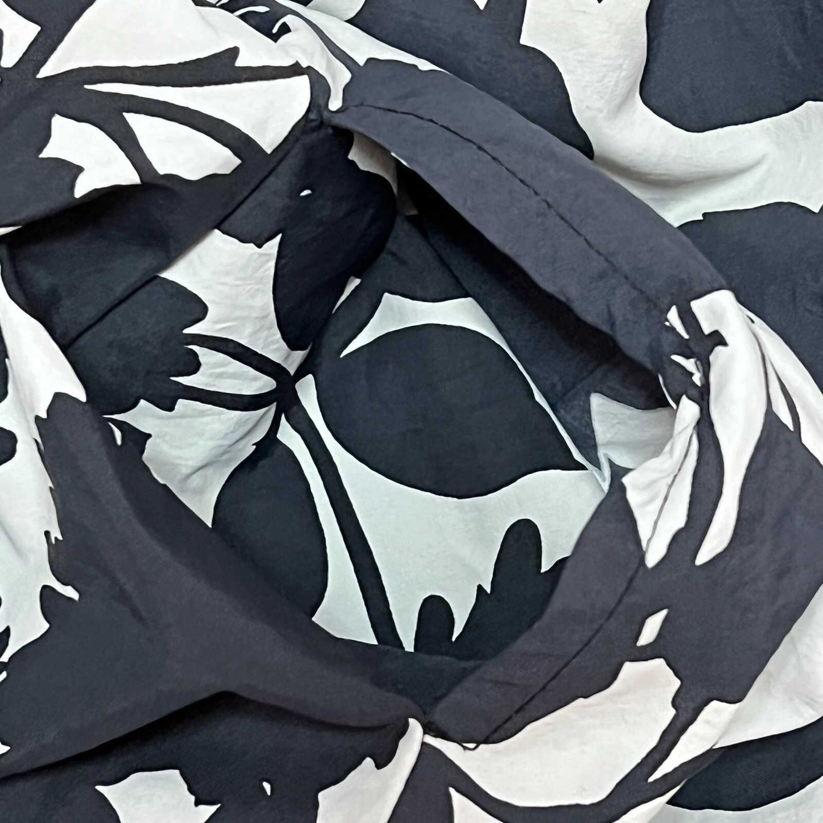 Moschino Mare Nylon Floreale Tunica Abito Senza Maniche Donna Taglia M