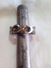 Ring Polished Steel Infinity Ring