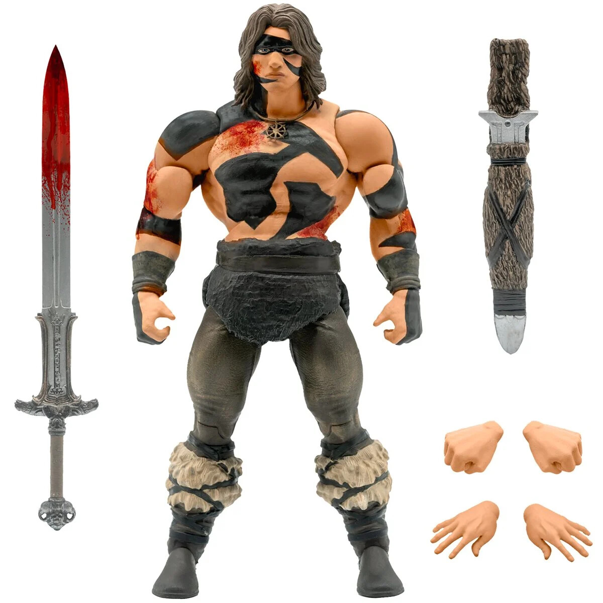 NEW Super7 Conan the Barbarian Ultimates WAR PAINT CONAN 7-Inch Action Figure