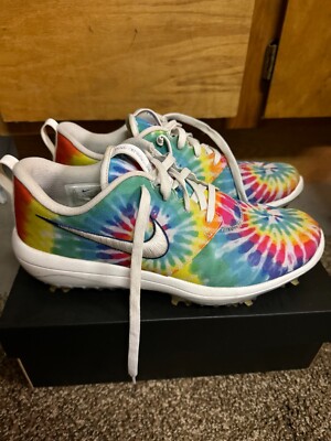 HOT Athletic Shoes Nike Roshe Tie Dye Golf Shoes Nike Golf