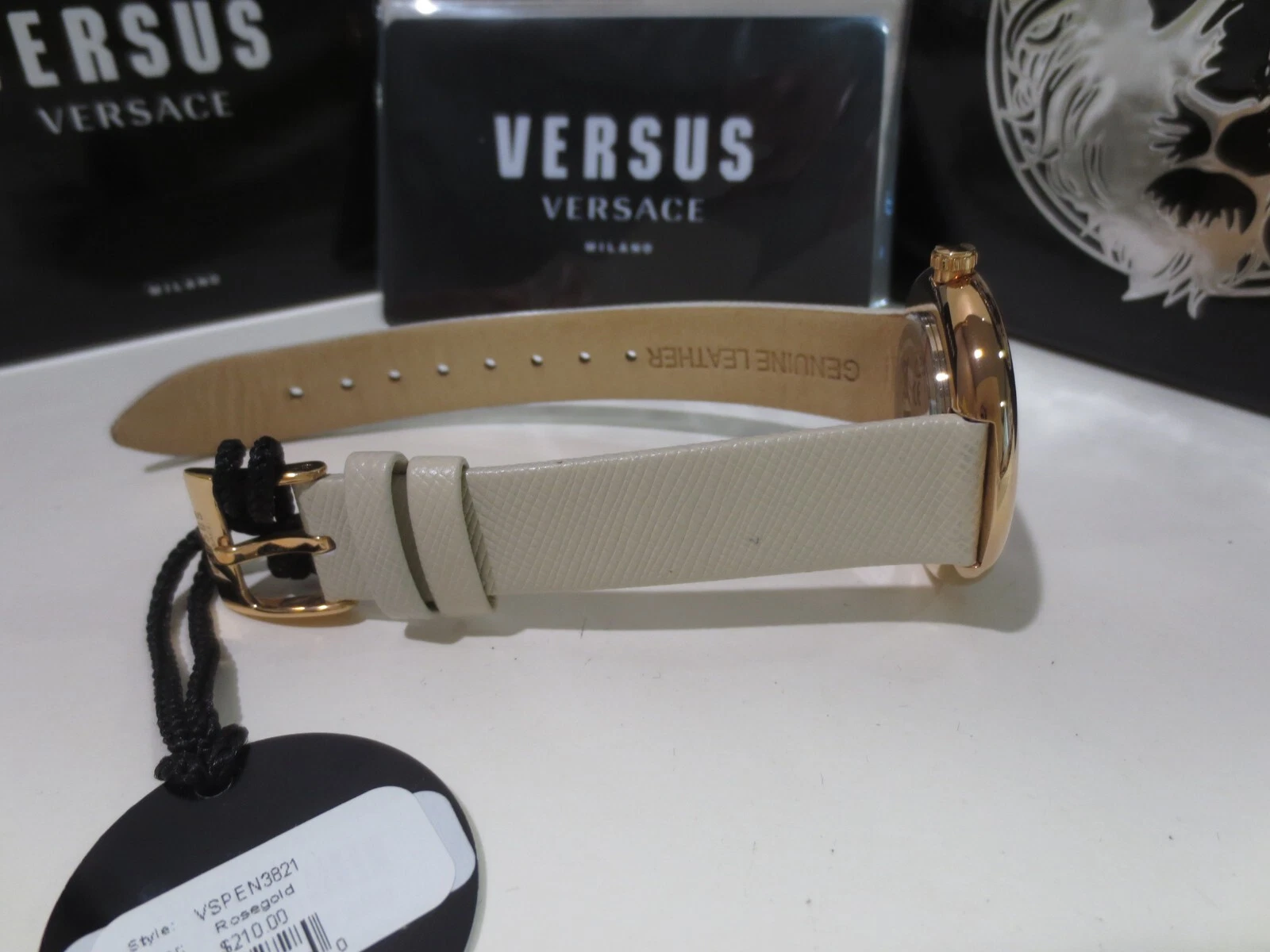 Orologio Versus Versace Donna VSPEN3821 Lea Oro Rosa IP Cristalli 35mm Pelle