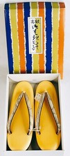 Japanese Woman Sandals 22cm-23cm Vintage Kimono Sandals Geisha Flip Flops