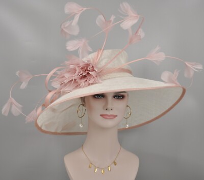 White w Blush Pink Church Kentucky Derby Party Wedding Tea  display picture 1
