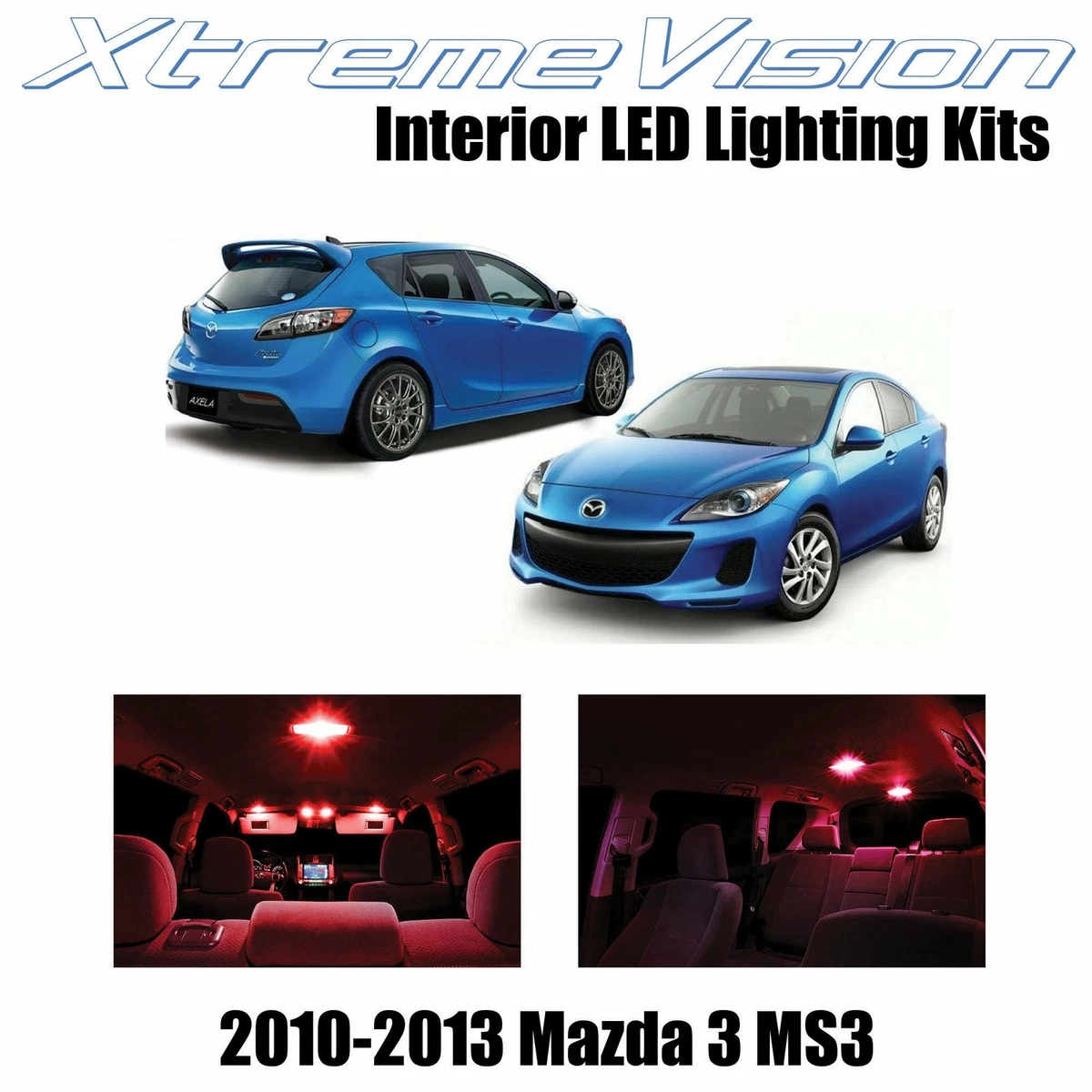 Mazda 3 interior led lights outlet