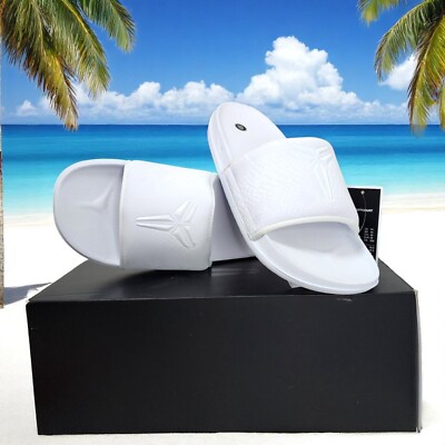 Nike Kobe Bryant OffCourt Slides White Travel Sandals IF2870