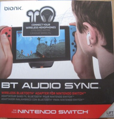 NEU BIONIK BLUETOOTH BT AUDIO SYNC WIRELESS ADAPTER FÜR NINTENDO SWITCH