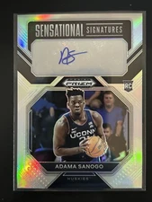 2023 PANINI PRIZM DRAFT PICKS SENSATIONAL SIGNATURES SILVER PRIZM ADAMA SANOGO