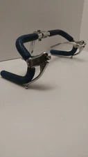 Vintage Columbia Bicycle Handlebars 1970s Blue With Handbrakes Shimano Neck